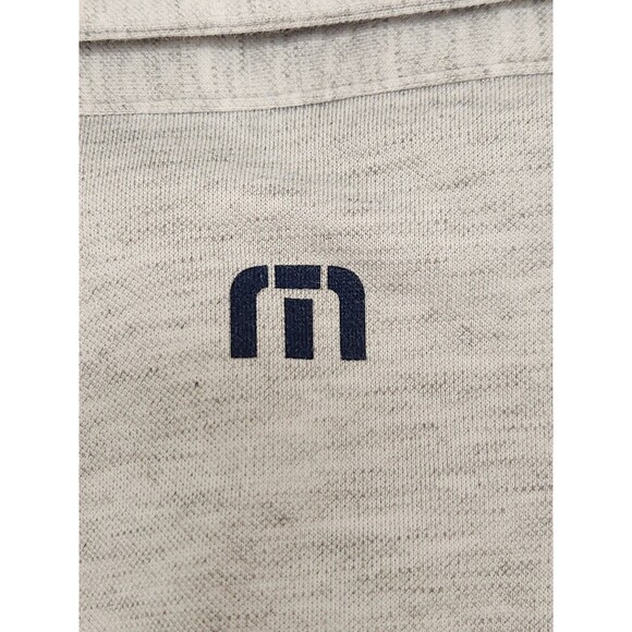 Travis Mathew Polo Shirt Men's 2XL Gray Short Sleeve Golf Stretch Performance - Picture 7 of 7